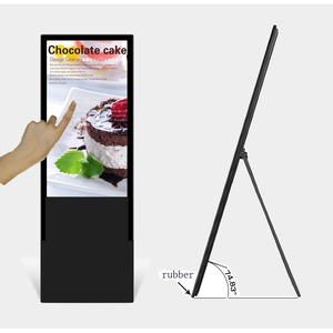 Xách tay có thể gập lại Một Mình Đứng 49 inch TFT LCD <span class=keywords><strong>LED</strong></span> wifi mạng <span class=keywords><strong>Android</strong></span> signage bảng Menu Áp Phích QUẢNG CÁO màn hình cảm ứng <span class=keywords><strong>kiosk</strong></span> - Product Image 2