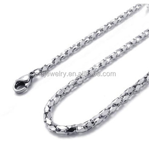 Nuova Catena in Argento dal Design Semplice a Prezzo di Fabbrica, Catena <span class=keywords><strong>Nera</strong></span> per <span class=keywords><strong>Uomo</strong></span> Stile Italiano - Product Image 5