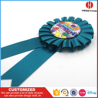 Ruban de décoration pour fête d'anniversaire, ruban de récompense, rosette, badge, épinglette de récompense
