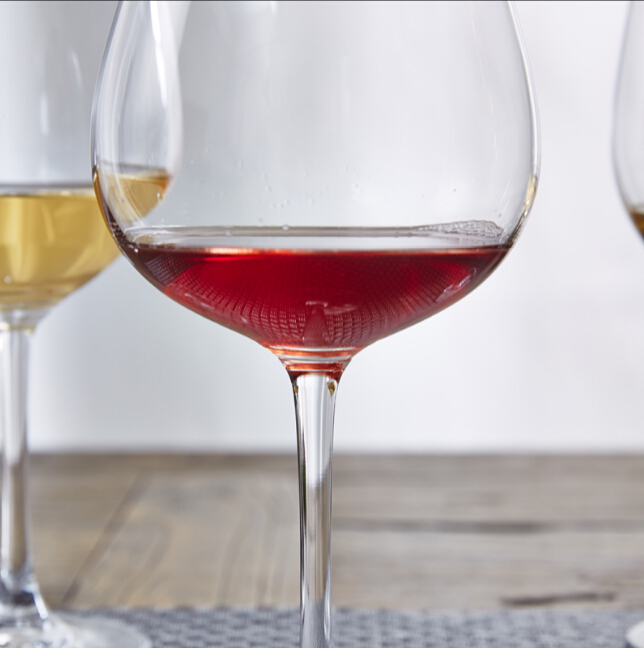 KW-007 24-Ounce Classic White Wine Glass Set Clear 3-Piece top quality