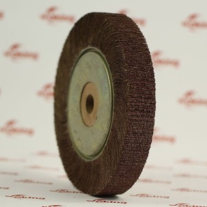 Gerinda Bangku Digunakan, Roda Flap Lubang Sikat Kayu 150X25