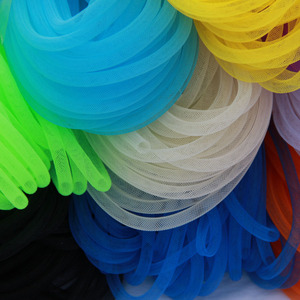 Gacent Bím Tóc Hình Ống Lông Ngựa Bằng Polyester Nhiều Màu Sắc Cho Nhà Máy - Product Image 2