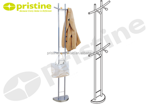 Porte-chapeau en acier chromé moderne en forme d'arbre, support de rangement pour la maison, meubles pour salles de bain, vente en gros sur eBay, MIT Housewares - Product Image 4