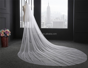 Soft Tulle <strong>Veils</strong> <strong>Wedding</strong> Bridal Cathedral <strong>Veil</strong> 3M <strong>Long</strong> - Product Image 2