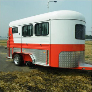 Remolque flotante de 2 <span class=keywords><strong>caballos</strong></span> de lujo galvanizado 2024, carro de carga de <span class=keywords><strong>caballos</strong></span> de ángulo recto o personalizado <span class=keywords><strong>con</strong></span> CE ISO - Product Image 2