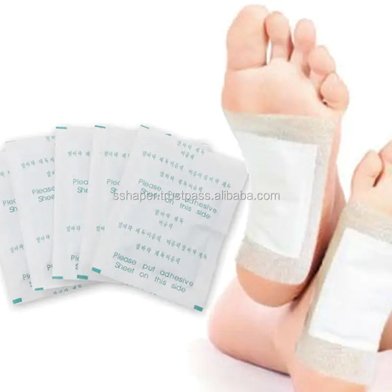 S-SHAPER स्वास्थ्य देखभाल उत्पादों सौंदर्य पैर Detox पैच चीनी हर्बल Detox फुट पैच स्लिमिंग पैड CE प्रमाण पत्र के साथ