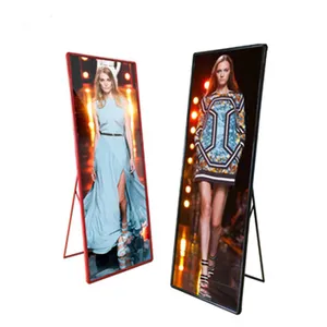 P2.5 P3 3ft X 6ft/ 2ft X 6ft Dalam Ruangan Portabel Digital Poster LED Display/Led Poster/Led Tv Cermin Layar