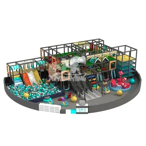 Commercial colorful plastic soft play Area commercial kids indoor playground for children to play