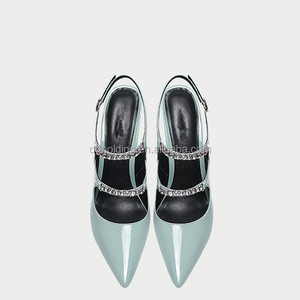 Chaussures à talon pour femmes, sexy, plateforme, bretelles croisées, boucle Stiletto, escarpins de Date - Product Image 4