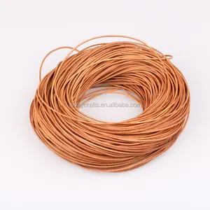 2mm Leather Cord NATURAL Natural Dye Leather Pale Light Brown Leather Lace for Wrap Bracelets