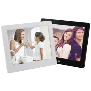 8-inch hd digital photo frames video player slide show supports 1080P video playback