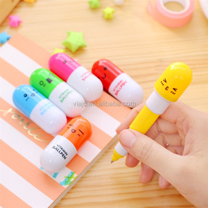 2015 Phổ Biến Nhựa Mới Lạ Vitamin Pill Capsule Ball Bút Cho Quà Tặng - Product Image 4