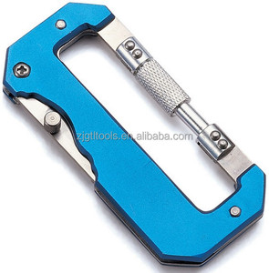 Với Ánh Sáng LED Và La Bàn Đa Chức Năng Thép Không Gỉ Leo <span class=keywords><strong>Carabiner</strong></span> - Product Image 6