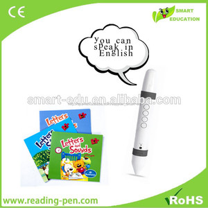 todo nuevo juguete educativo de <span class=keywords><strong>los</strong></span> niños la lectura táctil pluma para navidad 2015 en inglés ruso español - Product Image 1
