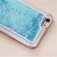 Mojery — coque de téléphone portable 3D à paillettes liquide, pour iPhone 7, 8 plus