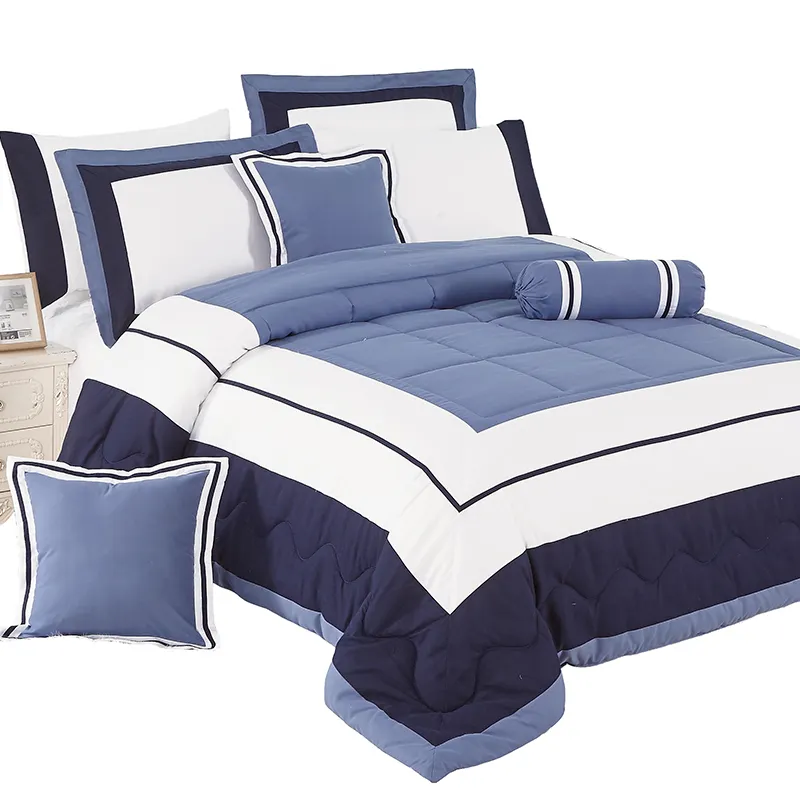 KOSMOS 90gsm printed microfiber polyester double comforter set