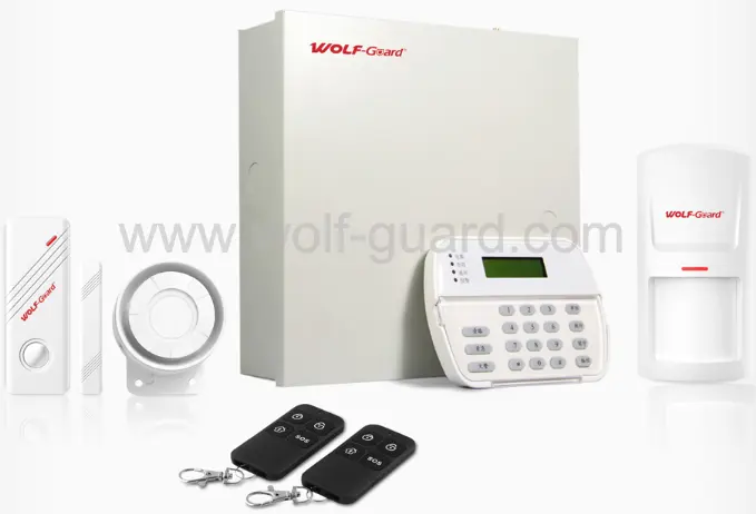 Bisnis Auto-dial GSM + PSTN Sistem Alarm detektor emas terhubung dengan Kamera IP