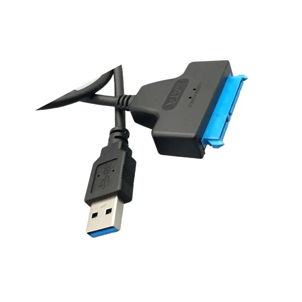 25 50 cm Sata USB 2,0 a 7 + 15 línea 2,5/3,5 pulgadas USB a SATA SSD portátil disco Duro arnés de alambre