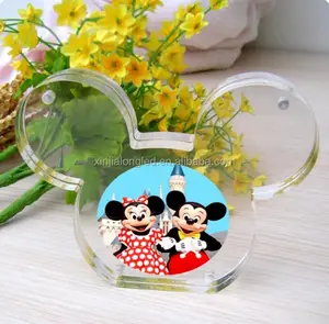 Cute Mickey Head Acrylic Magnetic Photo Frame