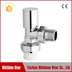 15mmx1/2 "Straight TRV <span class=keywords><strong>radiador</strong></span> termostática válvula PPR <span class=keywords><strong>detentor</strong></span> válvula en cromo - Product Image 3