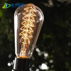 Retro Bulbs St64 60W E26 E27 Indoor Beautiful Decoration Edison Vintage Lighting Bulb