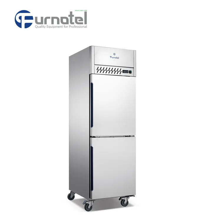 Comercial Portas 2 Fancooling Hotel Armário de Geladeira Freezer Vertical