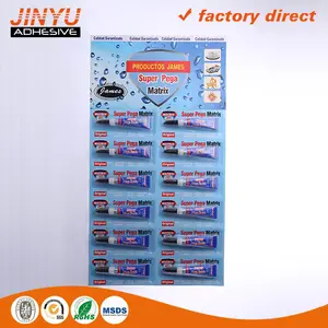 Jinyu oem odm ברוכים הבאים חמים למכירה מחיר זול מהיר יבשים 12 יחידות חבילה 3 גרם cyanoacrylate דבק