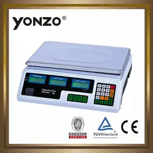 CVS 40kg vegetable fruit weight price scale machine weighing scale calibration