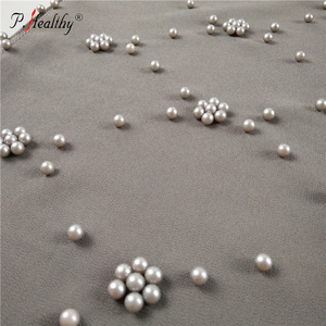 P-En Bonne Santé le dernier modèle plaine mousseline de soie accessoires correspondant couleur perles musulman hijab - Product Image 3