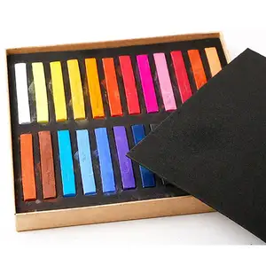 Peinture marshall, Crayons Pastel doux, 12/24/36/48 couleurs, pour dessin artistique pour étudiants, brosse à Crayon de couleur, fournitures de papeterie artistique - Product Image 1