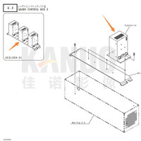 Chemisier Fuji Frontier minilab AOM, conducteur Z026733 Z025645 I124020