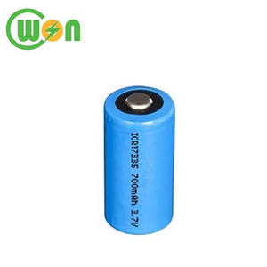 3.7V 650mAh icr17335リチウムイオン充電式円筒形バッテリーICR17335 - Product Image 1