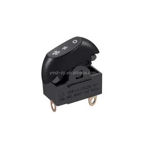 YMD 10A taiheng rocker switch t120 250V Single Pole Three Throw for hair dryer