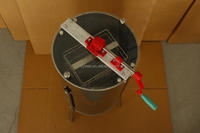 Neuer ZORUE 2-Rahmen Edelstahl Honigschleuder, manuelle Honigverarbeitungsmaschine, 77 cm Durchmesser, 1 Jahr Garantie