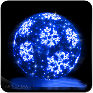 Impermeable IP65 blanco PVC grandes <span class=keywords><strong>bolas</strong></span> de <span class=keywords><strong>Navidad</strong></span> iluminadas al aire libre LED bola de luz de jardín suministros de decoración de <span class=keywords><strong>Navidad</strong></span> - Product Image 3