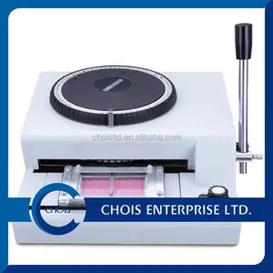 Customized 10 Arabic Numerals Embossing Machine for PVC Card