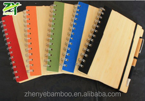 ZY-851 copertina di bambù ecologica quaderni degli studenti taccuini articoli per la casa - Product Image 3
