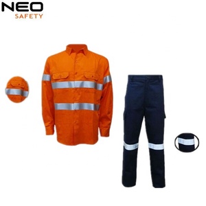 Completi con Combinazione di Colori Uniformi Riflettenti Abbigliamento da Lavoro per Uomo - Product Image 3