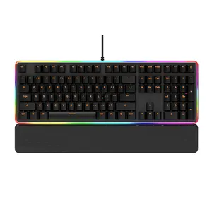 Bàn Phím Cơ Chơi Game Trên Máy Tính 100%, Đèn LED RGB Bên Cạnh 108 Phím Dành Cho Game Thủ - Product Image 1