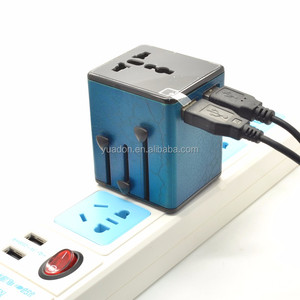 AC100-250V, 2.5A, Universal All-In-One Adaptador de Enchufe de Viaje USB para 150 países con EE. UU./AUS/EU/UK plugs - Product Image 3