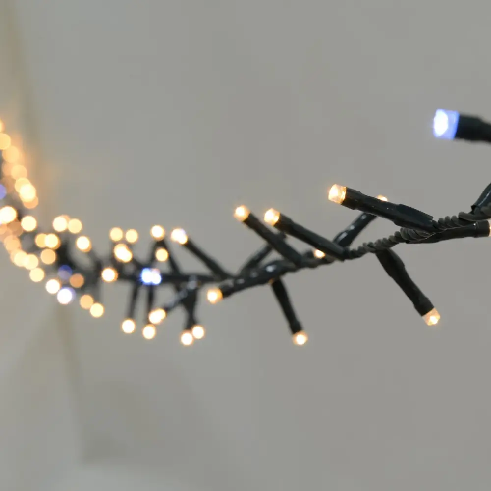 5mm F5 Cheap fancy battery operated mini led string light christmas decoration, led mesh light decorations for christmas