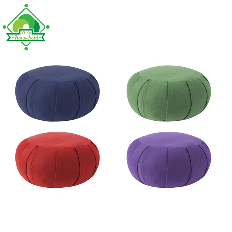 Премиум качество подушки для медитации, гречневая заполненные Zafu Йога-подушка для медитации