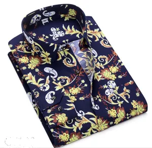 best selling korean men long sleeves latest new model slim shirts