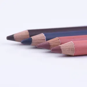 Pensil Alis Kayu Warna-warni Tahan Lama, Mudah Diwarnai dengan Kuas