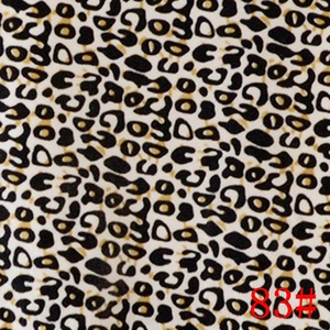 Strech Panne động vật in Leopard Velvet Spandex Velour vải - Product Image 4