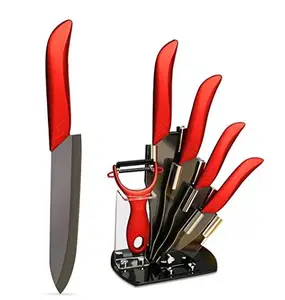 Resistente Alle macchie e A Prova di Ruggine <span class=keywords><strong>Coltelli</strong></span> <span class=keywords><strong>In</strong></span> <span class=keywords><strong>Ceramica</strong></span> da cucina Set di <span class=keywords><strong>coltelli</strong></span> con il Blocco - Product Image 1