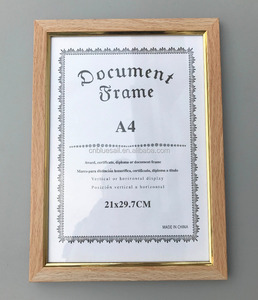 A4กรอบเอกสาร,กรอบใบรับรอง,กรอบรูปพลาสติก PS - Product Image 4