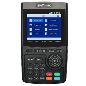 <span class=keywords><strong>Super</strong></span> <span class=keywords><strong>Max</strong></span> 9200 receptor satélite, WS6916 DVB-T & dvb-s pantalla LCD de 3,5 pulgadas SATLINK WS6916 medidor buscador satélite
