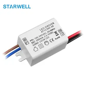 12 V 400ma 5 w LED driver ขนาด 40*27.5*22 mini LED driver