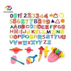 Non Toxic eco-friendly Intelligent Educational Supplier soft air dry Light Modelling Clay Slime Play dough Accessories
